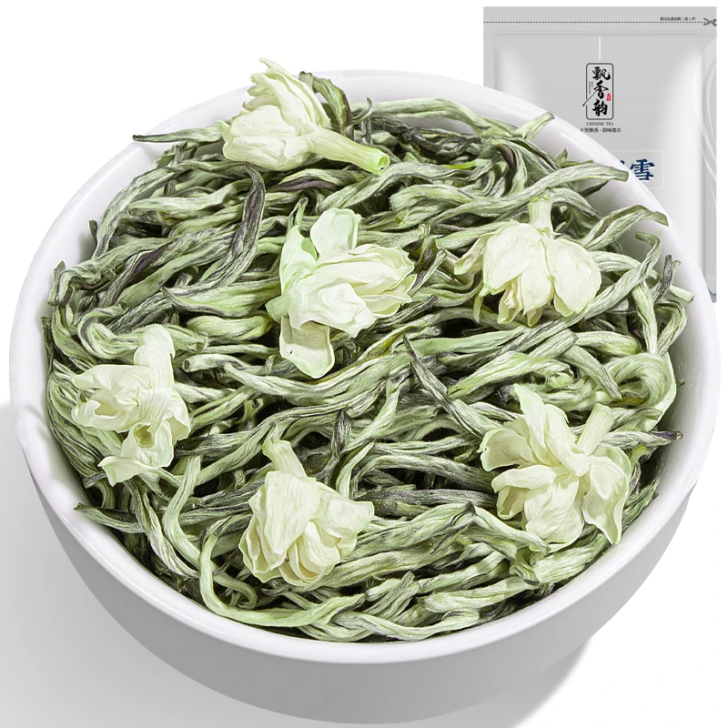 飘香韵特级4A飘雪茉莉花茶2025新茶浓香型茶叶四川茉莉绿茶250g