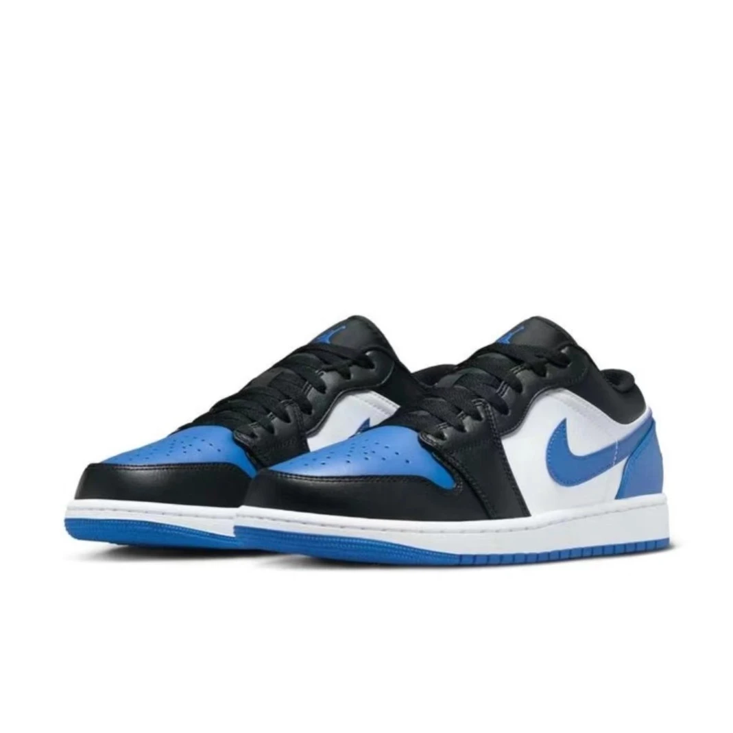 NIKE/耐克 AIR JORDAN 1 LOW 黑蓝低帮经典运动休闲鞋553558-140