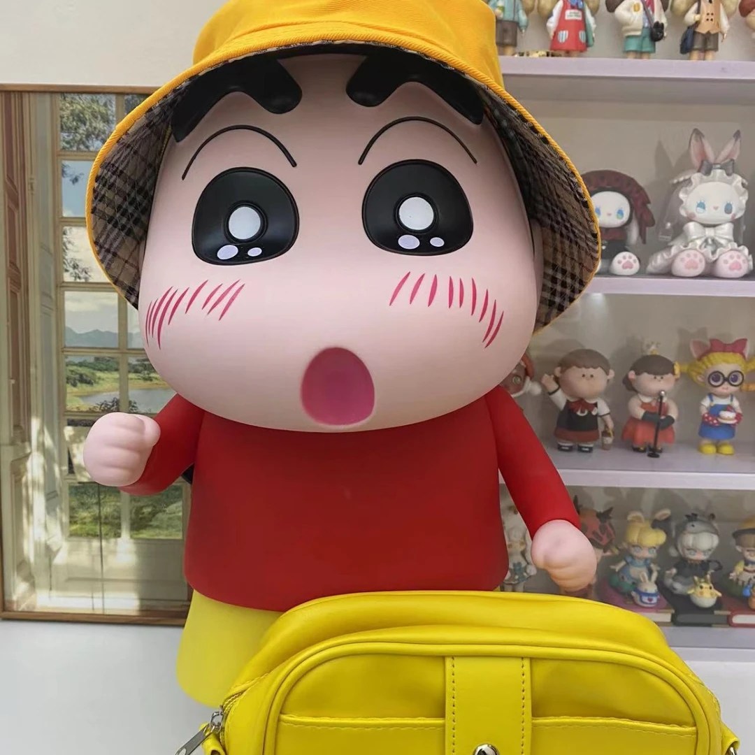 新大号43㎝蜡笔小新公仔手办 超大1比1野原新之助潮玩动漫模型摆件