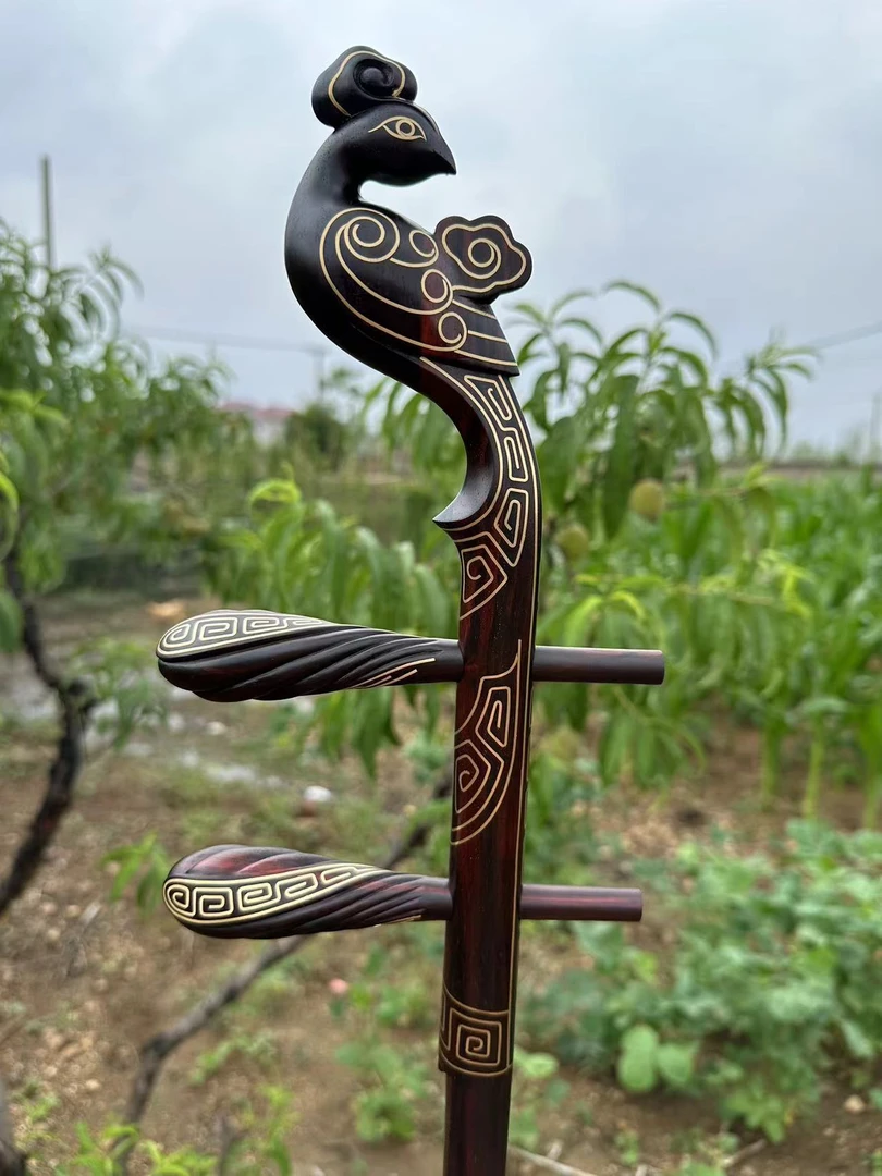 大红酸枝越胡，纯手工雕刻厂直销越剧专用主胡