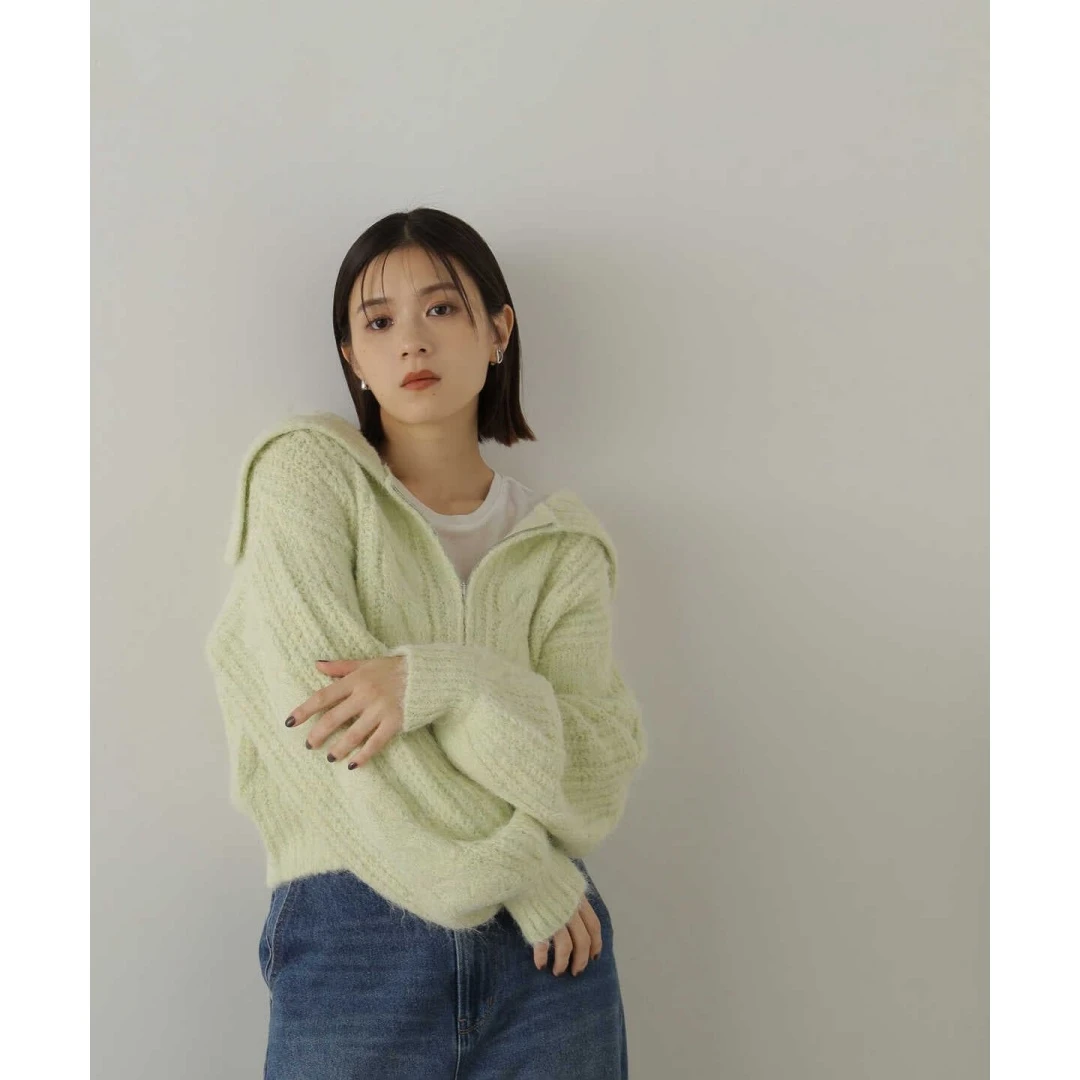 【胖虎家】 秋冬新款 N 百搭气质休闲优雅时尚针织衫上衣