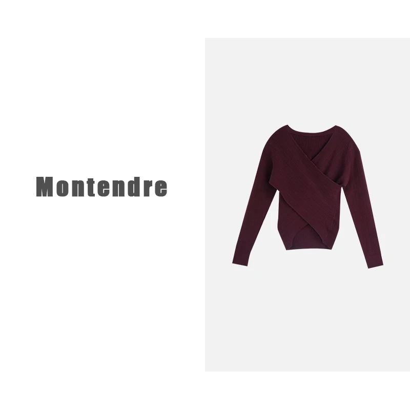 【胖虎家】 秋冬上新 B 仿兔绒设计感V领百搭时尚针织衫