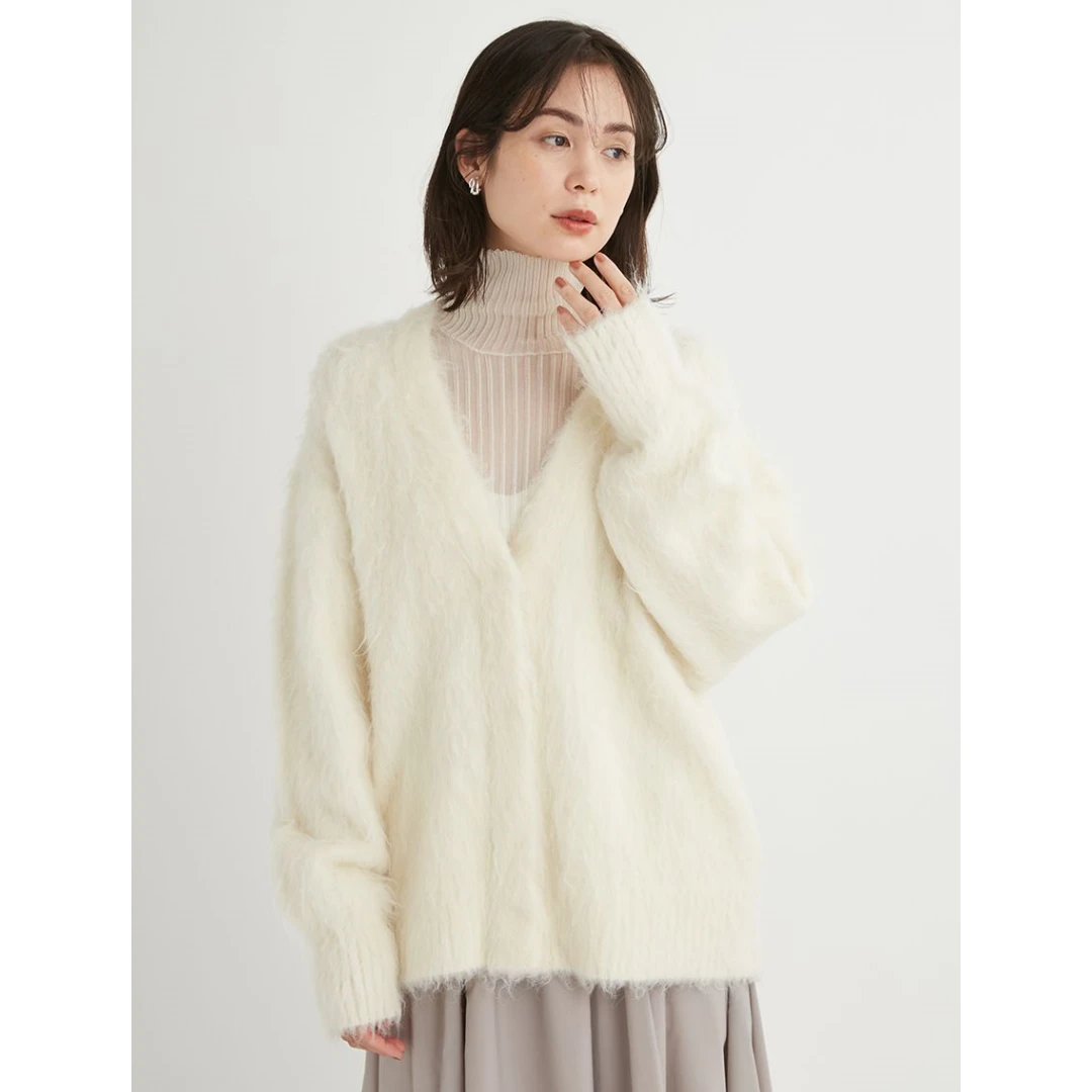 【Montendre】 秋季新款 E 时尚气质优雅休闲宽松毛针织衫