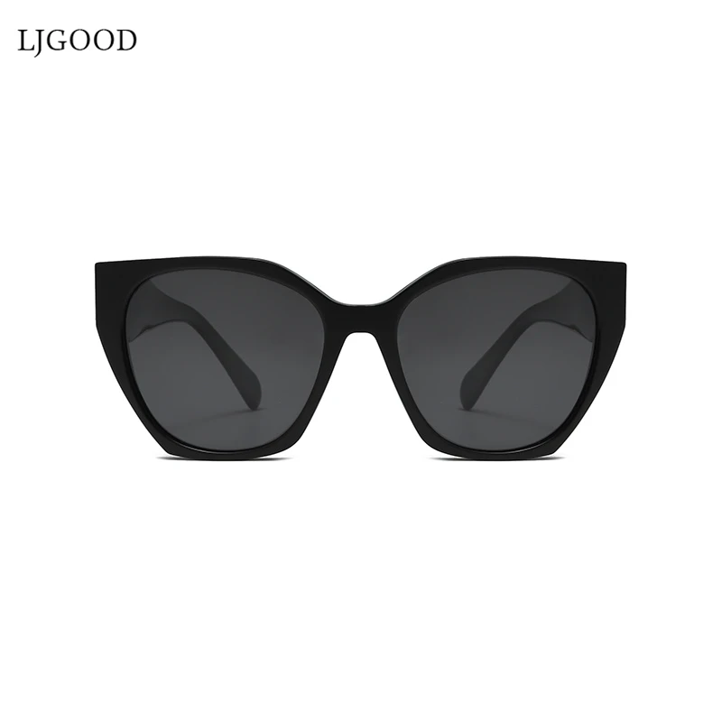 LJGOOD方框板材立体菱形线太阳镜5018