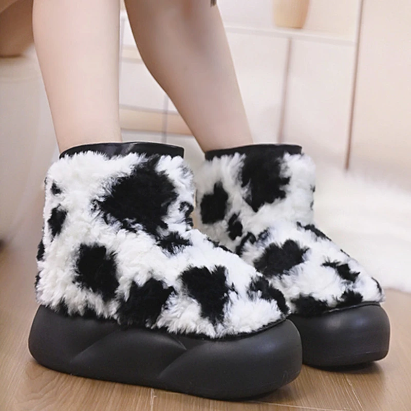 厚底棉鞋女士冬季包跟2024年年新款加绒保暖室内家居可外穿棉鞋