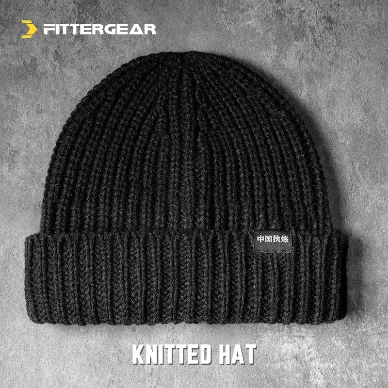 FITTERGEAR巴拉克拉法帽毛线帽大头围包头保暖冷帽护耳骑行运动帽