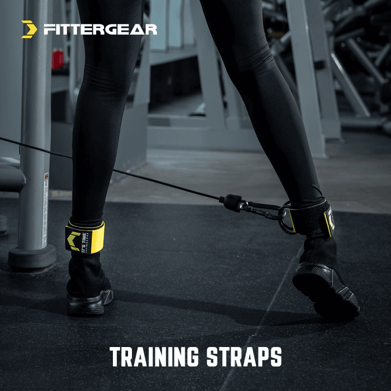 FITTERGEAR健身龙门架脚踝扣练臀练腿脚环绑腿扣绑带拉力绳配件