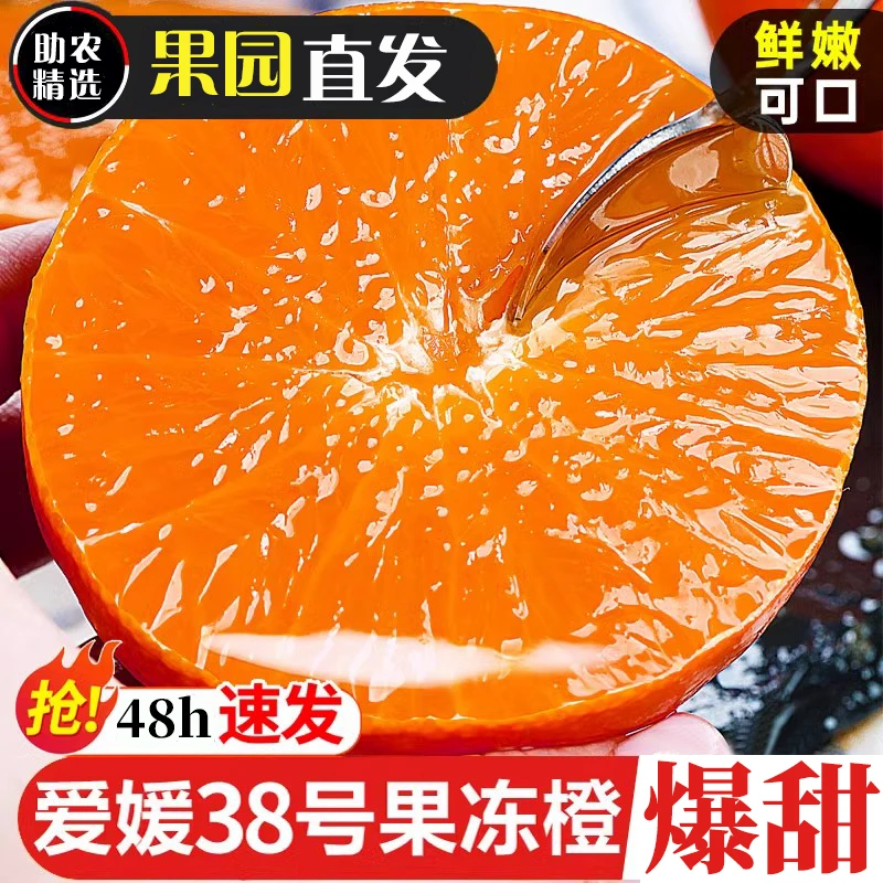 【正宗四川】爱媛38号果冻橙新鲜当季水果手剥甜橙子特级