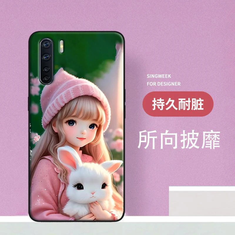 适用OPPOA91手机壳高颜值耐脏保护套PCPM00磨砂防摔网红软壳可爱