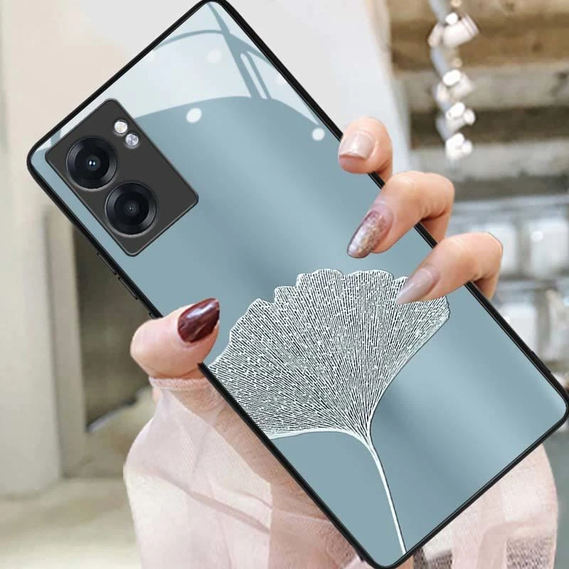 适用OPPOa57手机壳钢化玻璃壳a57保护套5g全包镜头超薄防摔高颜值