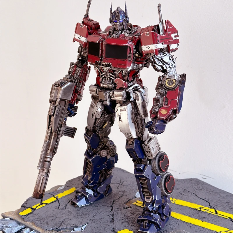 外传擎天之柱合金变形玩具金刚汽车人模型手办可动机甲雕像摆件