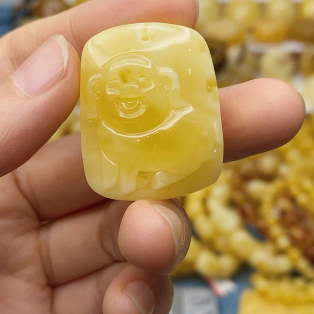 【闪购商品】蜜蜡手链未镶嵌小****光