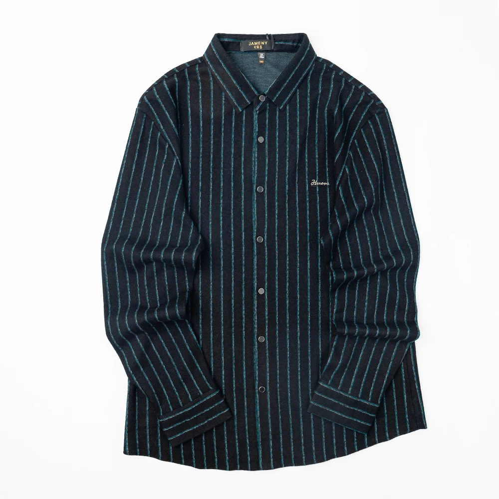 秋季新款绵羊毛男士休闲时尚衬衫(C7503)