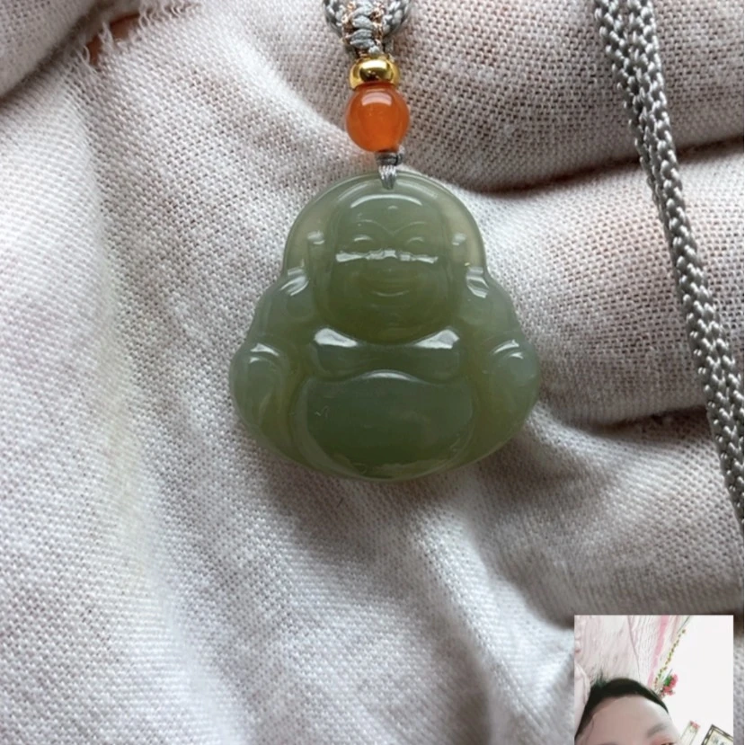 【闪购商品】和田玉（青白玉）吊坠(赠链)未镶嵌