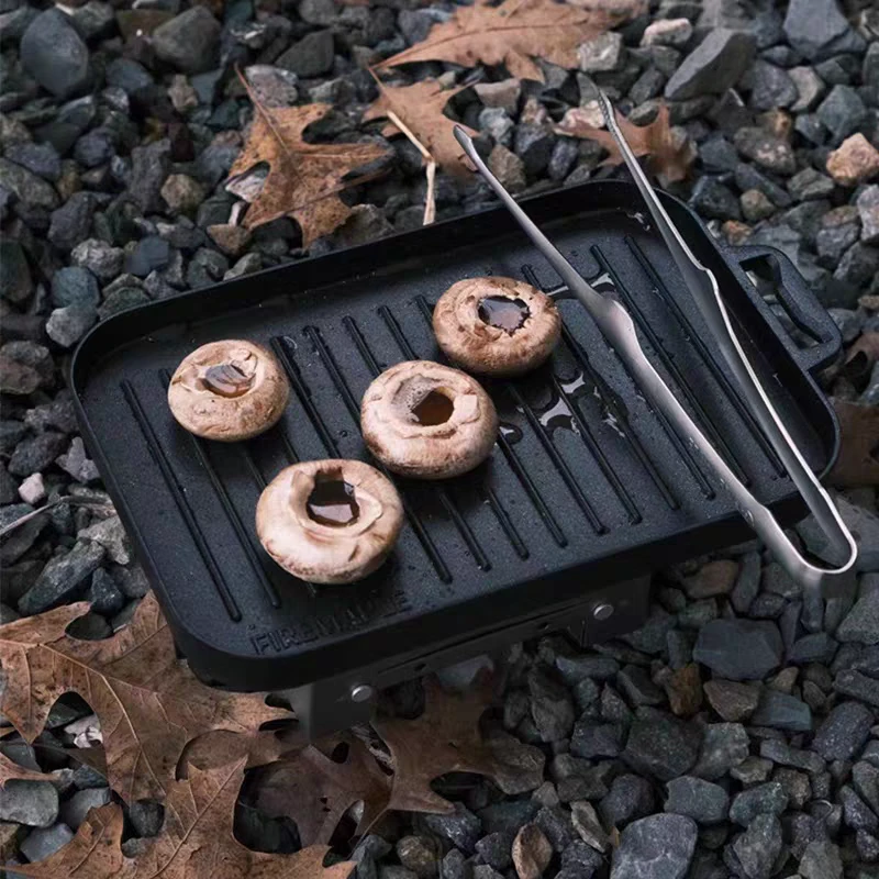 火枫轻山便携铸铝露营烤盘不粘mini烧烤煎盘BC户外徒步轻便烤肉