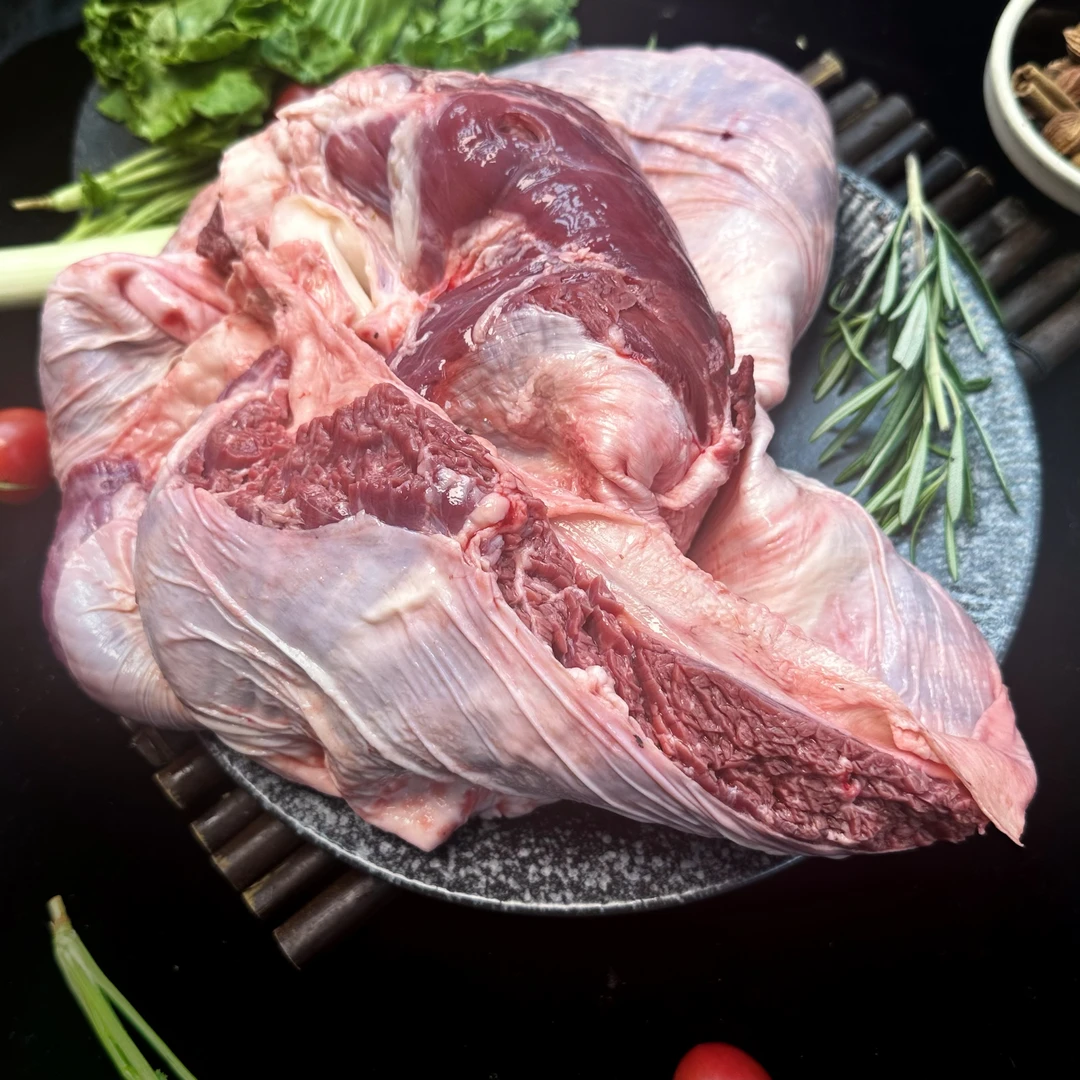 【小牛花花】牛护心肉4斤,小黄牛护心肉,京东包邮速冻发送料包