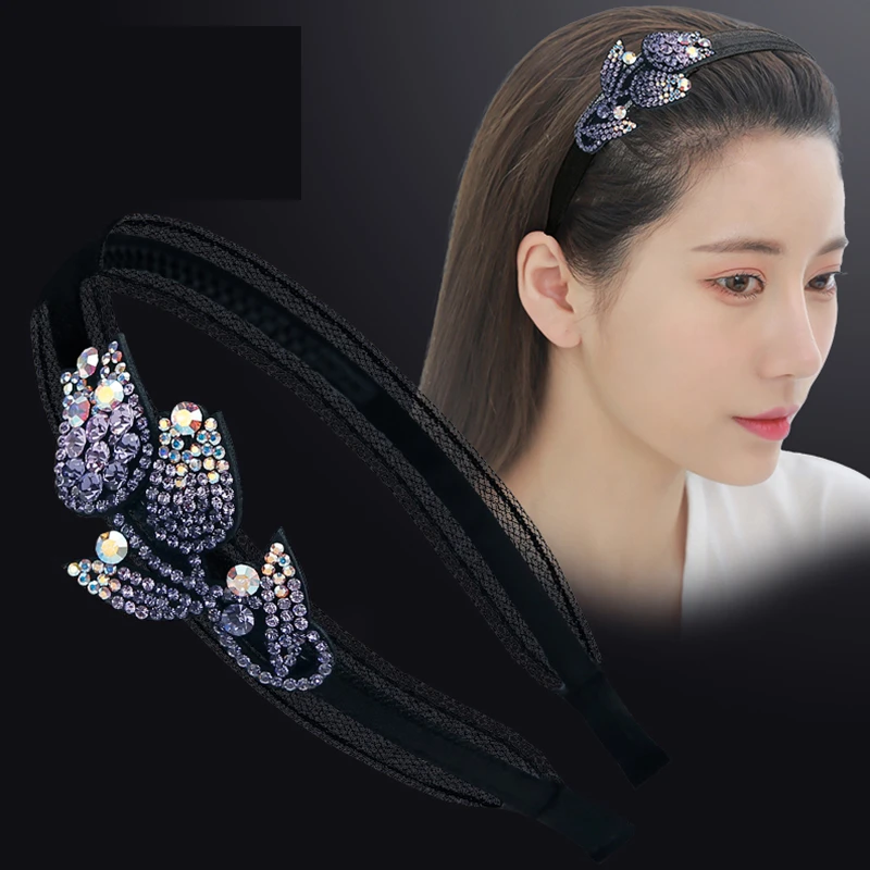 韩国网纱透气发箍防滑发捆夏天洗脸压发头箍百搭气质森女网红发卡