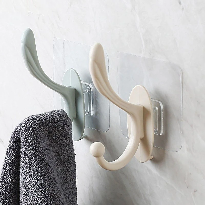 衣钩强力粘胶无痕免打孔衣帽挂钩门后挂钩塑料挂墙挂钩免打孔粘钩
