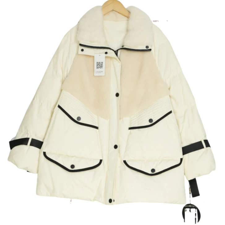 【KWY】精选女装新款款高端冬季女士白色防寒服-21116