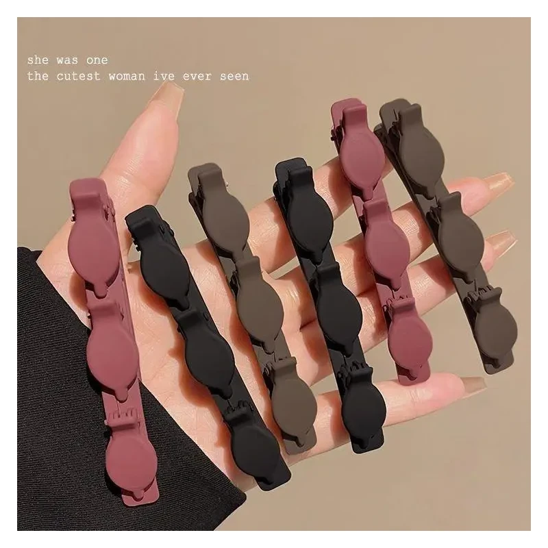 公主头双层编发侧边夹刘海发夹女前额两侧碎发神器发夹头饰