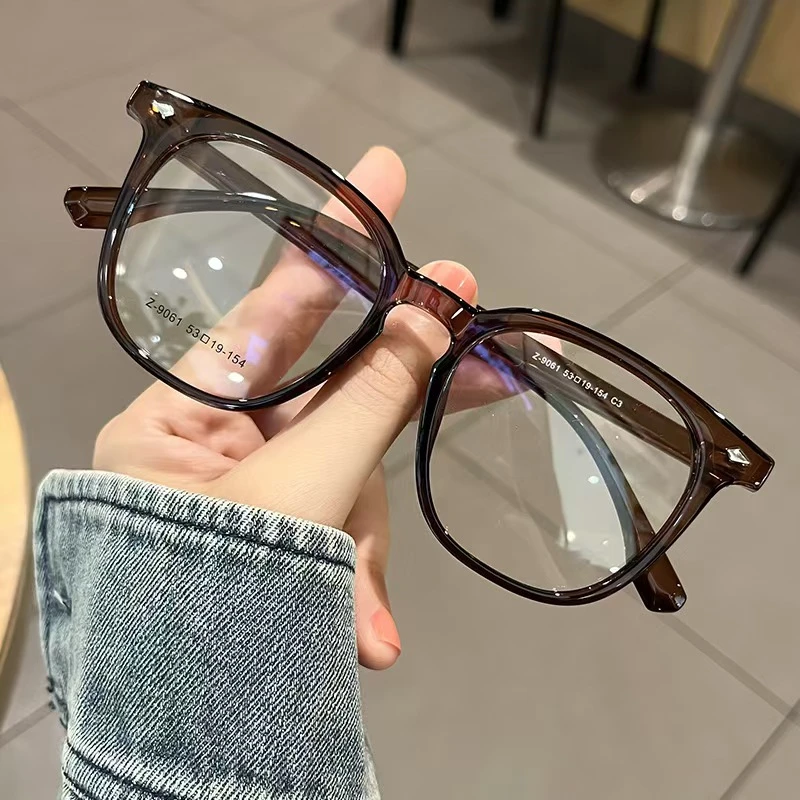 【朗星眸】超轻镜框大脸显瘦素颜显脸小防辐射眼镜可配多边形网红