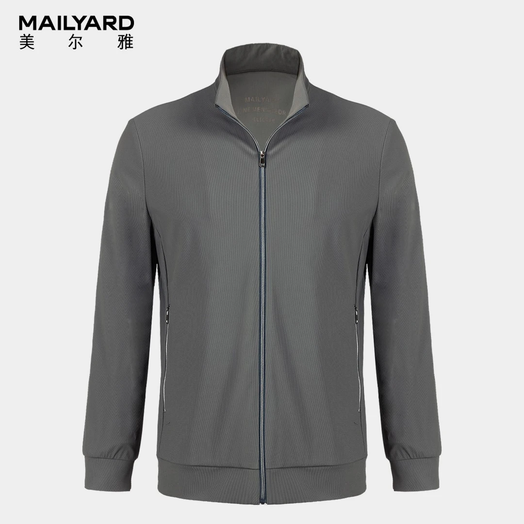 MAILYARD/美尔雅夹克 商务休闲男士时尚立领拉链外穿春季外套 324