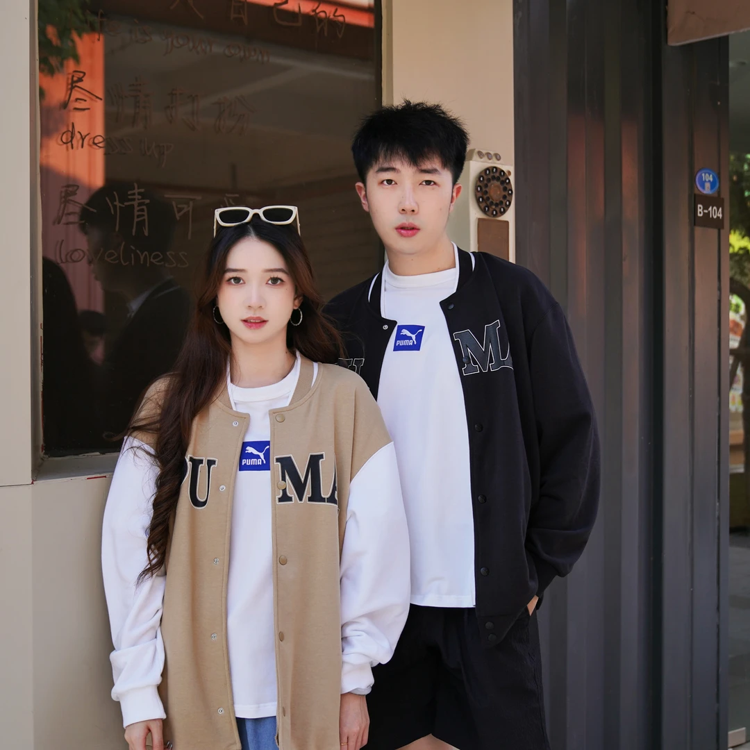 PUMA彪马官方男女装2024新款运动服棒球服外套681267