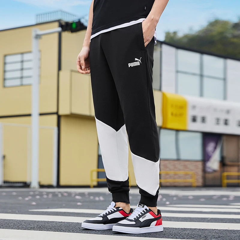 PUMA彪马官方男装新款运动休闲潮流百搭束脚针织长裤675667【L】