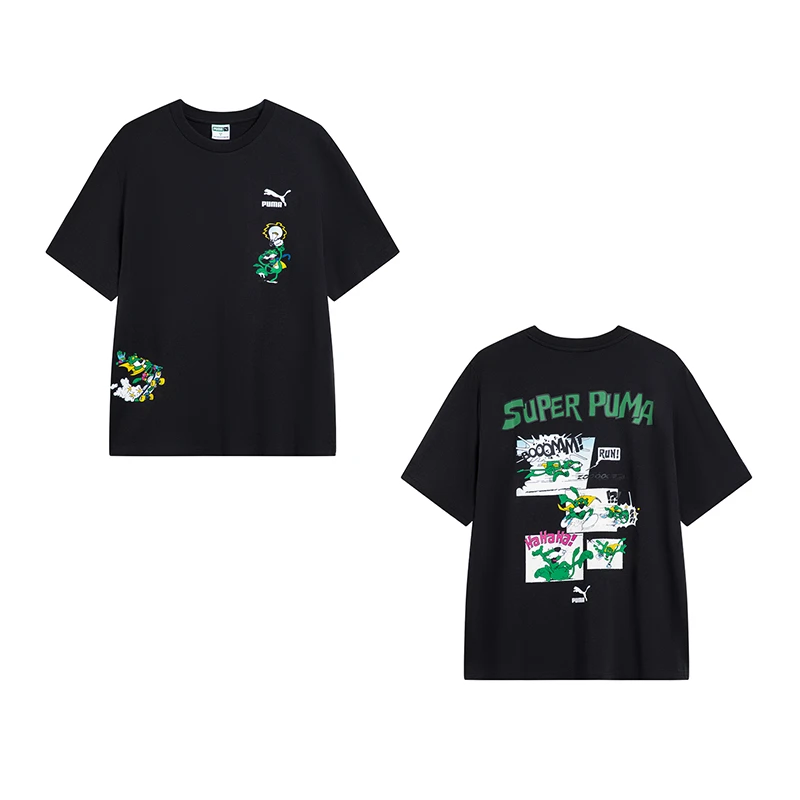 PUMA彪马官方男装女装新款经典运动休闲印花款短袖T恤621993