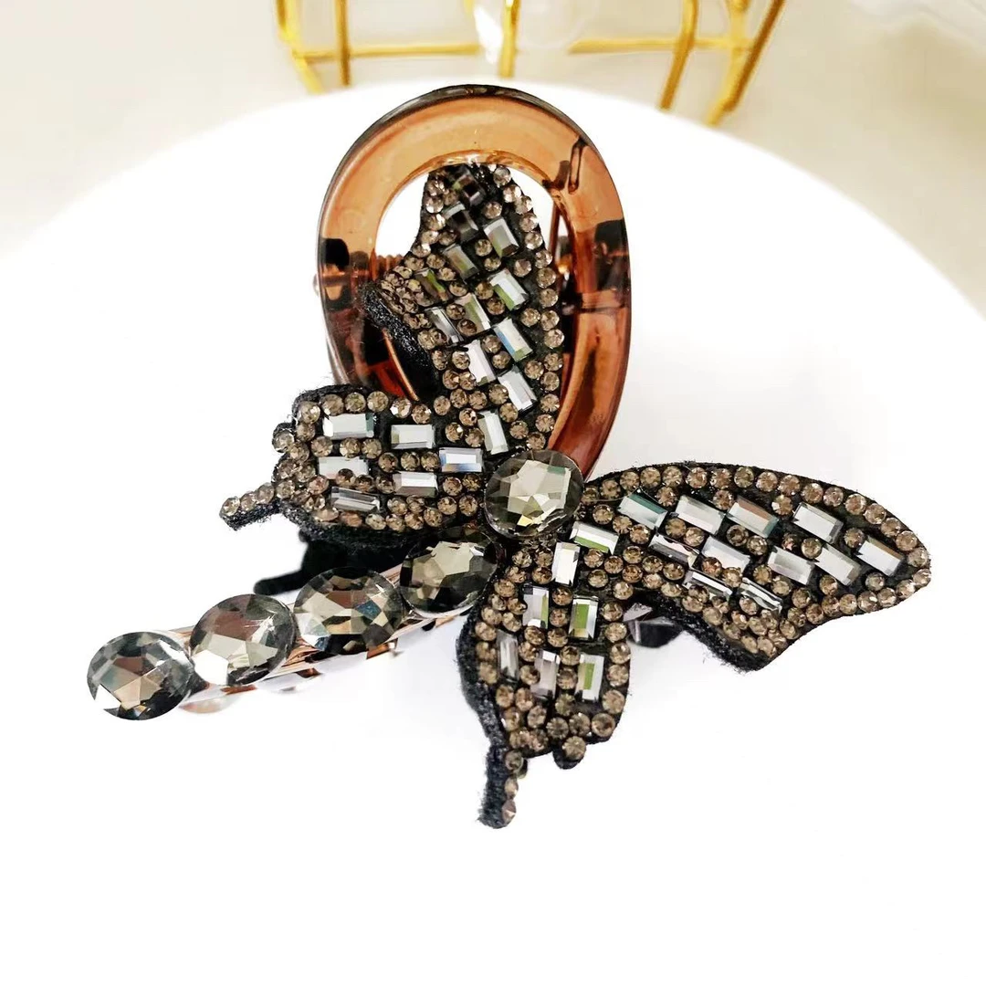 泊瑞雅蝴蝶抓夹后脑勺鲨鱼夹