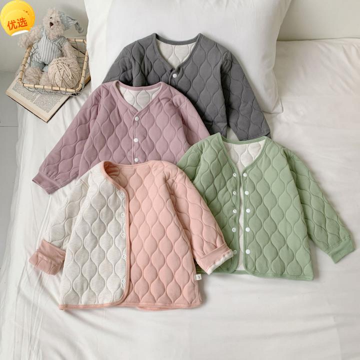 【洋气校服神器】儿童保暖上衣校服神器三层夹棉内穿外套宝宝秋冬季