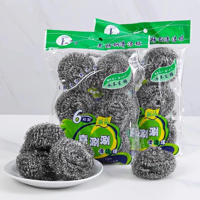 洗碗钢丝球不掉丝家用厨房不锈钢刷碗刷锅清洁钢丝球神器去污锅刷