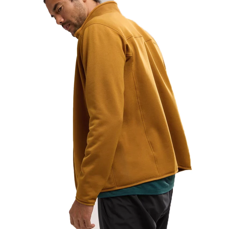 冬季KYANITE男子保暖抓绒衫运动休闲打底立领加绒上衣/24-Z22207