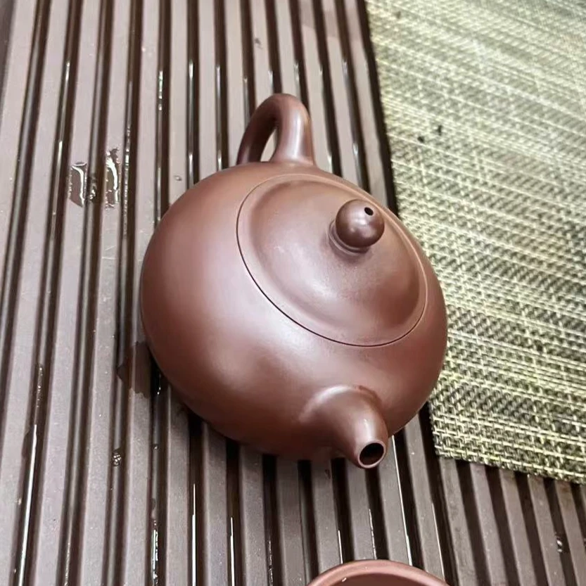 乡宁原矿紫砂   景韵鸿鹄  玉乳200cc单壶