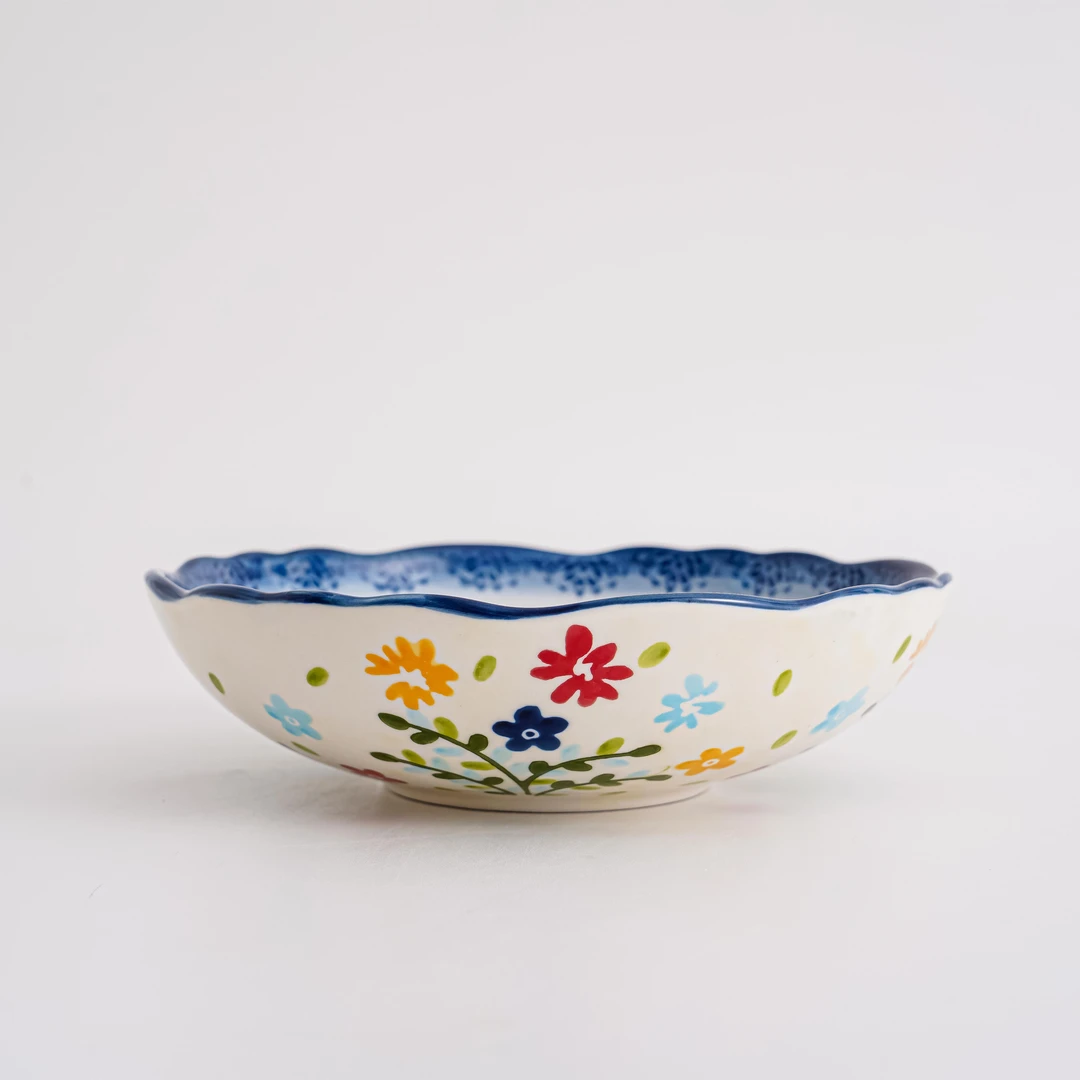 （两个装）兰花草7.5英寸浅口碗