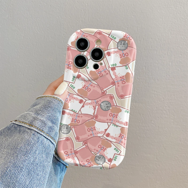 钞票多多苹果13手机壳华为/vivo/oppo/小米ins创意iPhone14promax