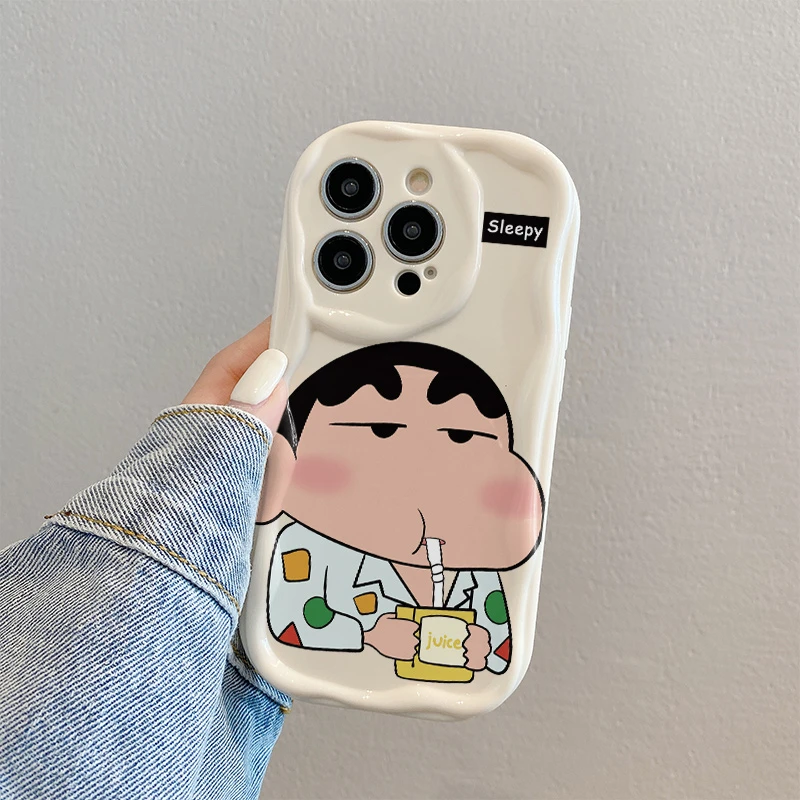 蜡笔小新苹果13手机壳华为/vivo/oppo/小米ins创意iPhone14promax