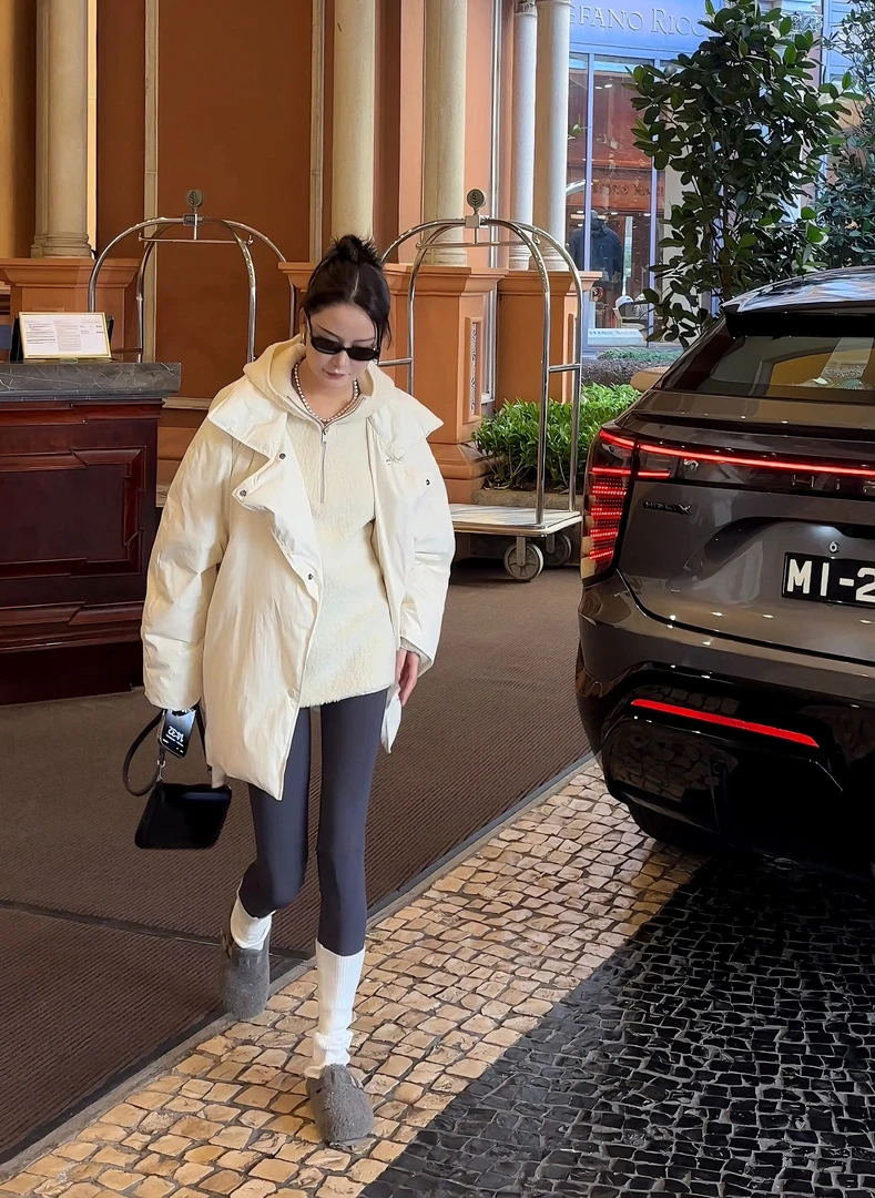 Remiishere.山本90白鸭绒设计款羽绒服RH096