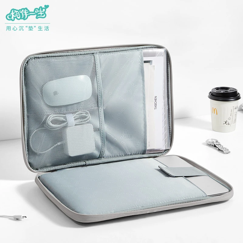 笔记本电脑包内胆包女适用苹果macbook13华为14联想手提笔记本包