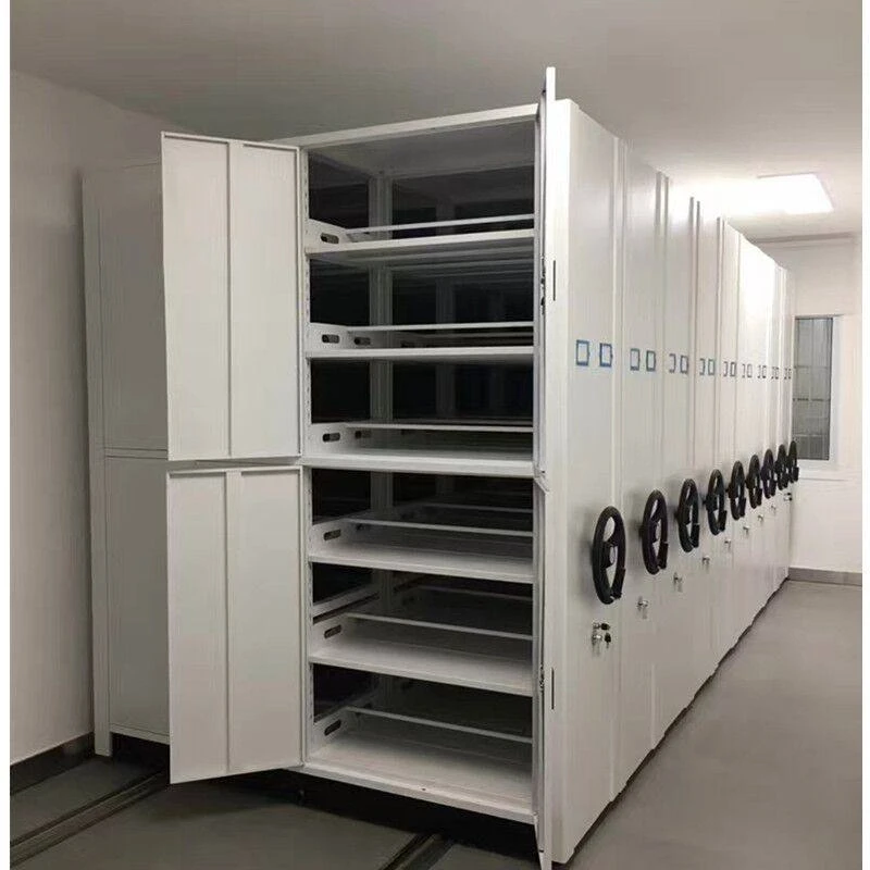 密集架档案柜文件柜移动密集柜电动智能手摇式密集资料柜