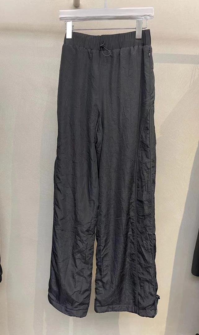 LALIN 23FW 小众设计师秋冬必备加绒阔腿百搭休闲裤