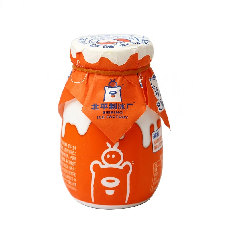 北平制冰厂冰冰熊桔子酸奶 180g/瓶