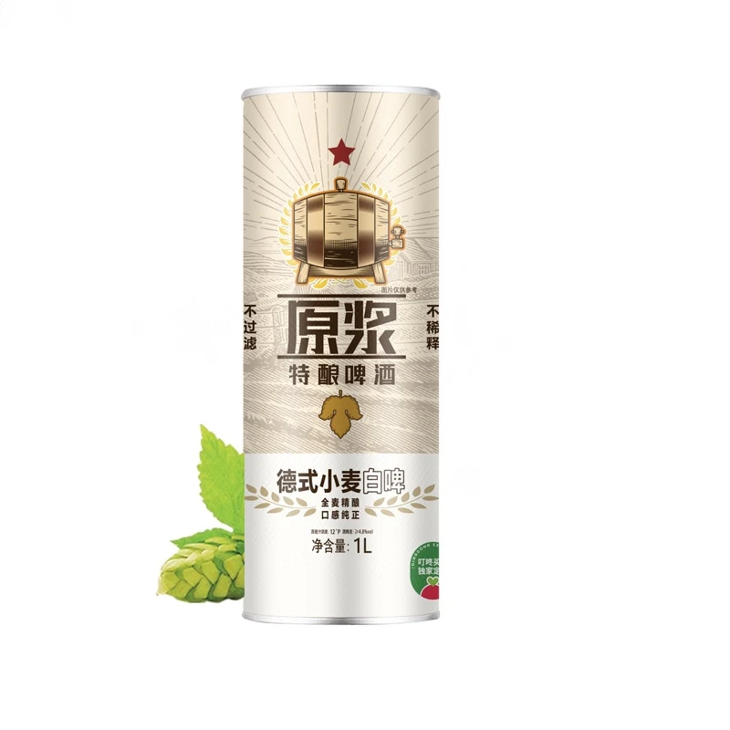 叮咚定制特酿原浆啤酒 1L/罐