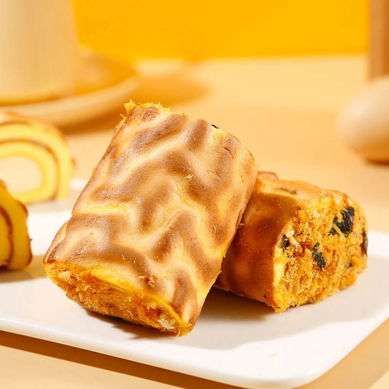 保萝工坊虎皮麻薯松松卷 140g/盒