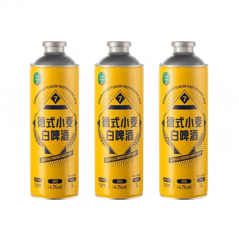 【3瓶】叮咚定制德式小麦精酿啤酒 1L/瓶
