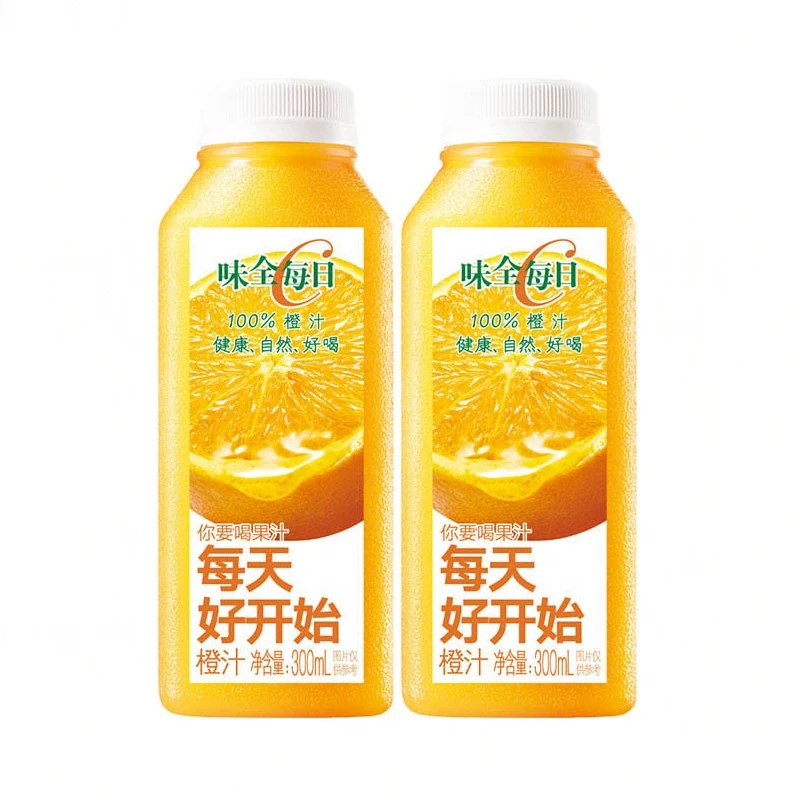 味全每日C橙汁 300mL*2瓶/组