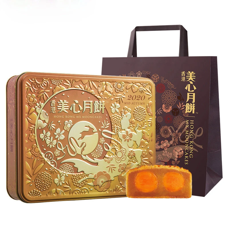 美心双黄白莲蓉月饼礼盒 740g/盒