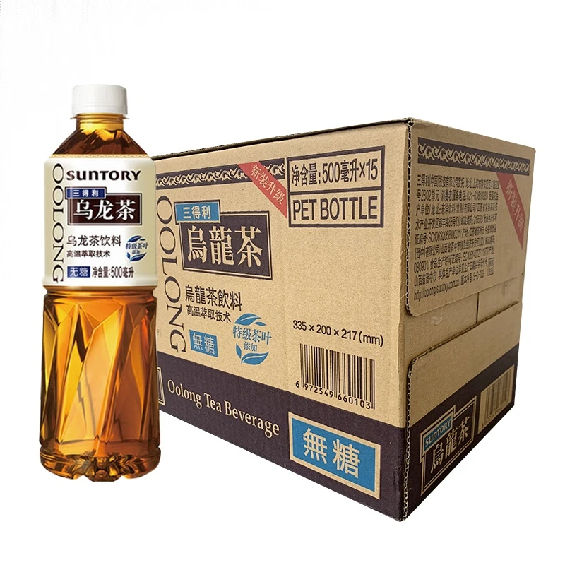 三得利乌龙茶（无糖） 500mL*15瓶