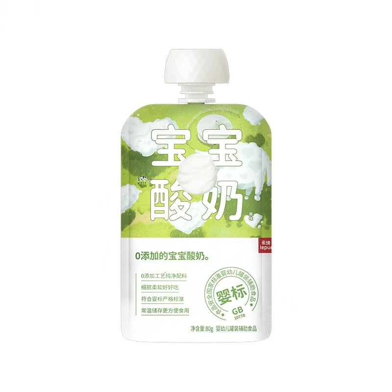 乐纯婴标宝宝酸奶（原味）80g/袋