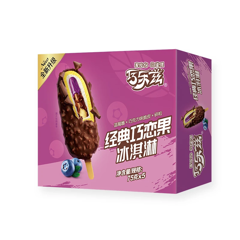 伊利巧乐兹经典巧恋果冰淇淋 75g*5支